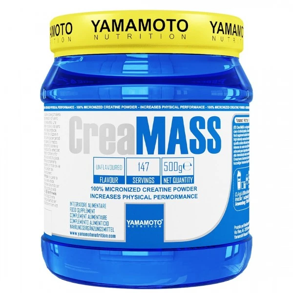 Crea-mass-500g-–-Yamamoto Yamamoto Crea MASS 500g kreatin monohidrat u prahu – dijetetski suplement za mišićnu masu i snagu
