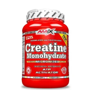 Creatine monohydrate 1kg Amix - čist mikronizovan kreatin za snagu, performanse, mišićni rast i brži oporavak tokom intenzivnih treninga.