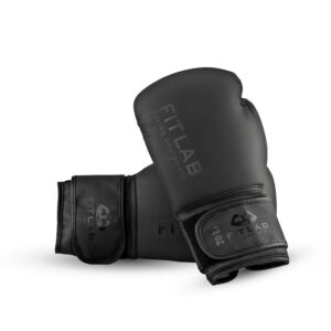 Double matte black / boks rukavice - FitLAB