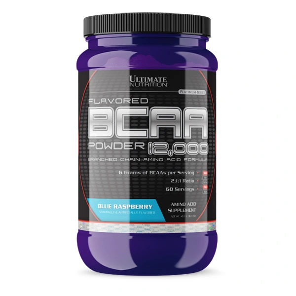 BCAA-12.000-457g-–-Ultimate-Nutrition Ultimate BCAA 12.000 u pakovanju od 457g – BCAA suplement za oporavak i zaštitu mišića tokom treninga
