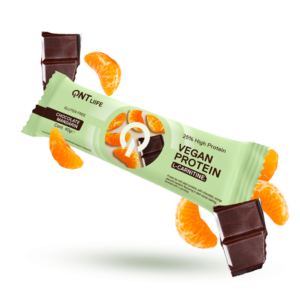 Vegan proteinska čokoladica L-carnitinom 40g - QNT
