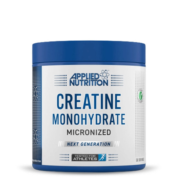 Creatine monohydrate 250g Applied Nutrition - mikronizovan kreatin za snagu, izdržljivost, brzu apsorpciju i intenzivne treninge, Informed Sport sertifikat.