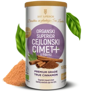 Superior Organski Cejlonski Cimet+ u prahu 100g - Just Superior