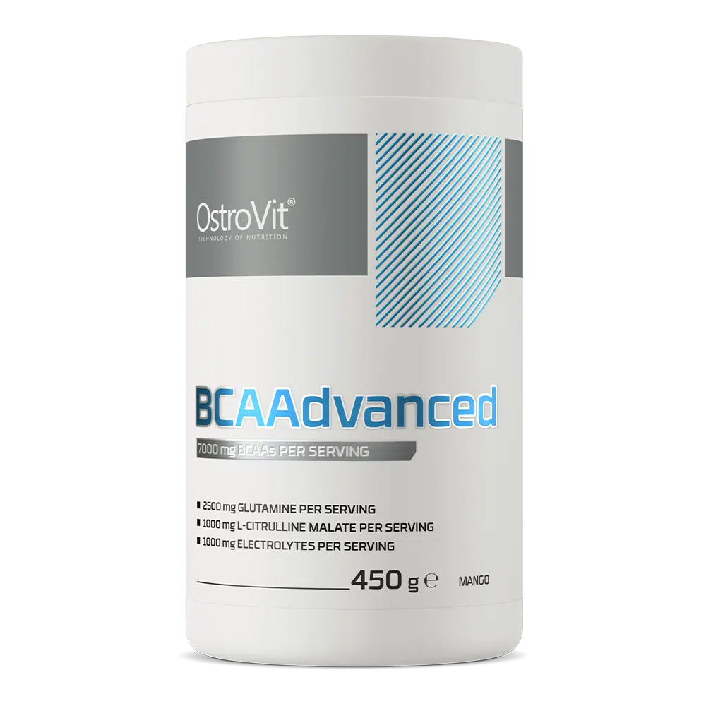 BCAA Advanced 450g – OstroVit napredna BCAA formula sa glutaminom i citrulinom za oporavak i izdržljivost