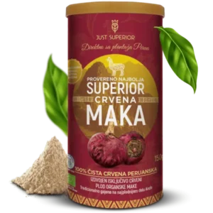 Organska Crvena Maka u prahu 150g - Just Superior