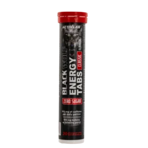 Black Wolf Energy Tabs Classic 20 tableta - ActivLab