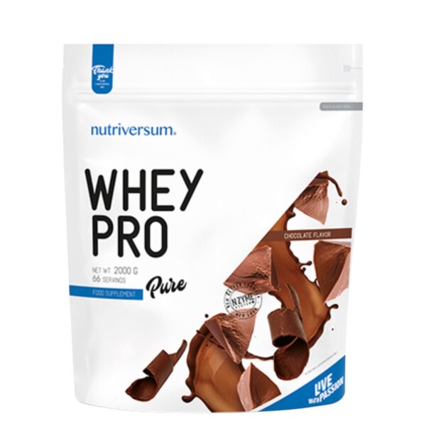 Whey Pro Protein 2kg – Nutriversum protein surutke sa digestivnim enzimima za rast mišića i brži oporavak