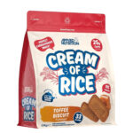 Applied Nutrition Cream of Rice 1kg – zdrav, brz i lako svarljiv obrok sa 25 g složenih ugljenih hidrata po porciji. Dostupan u ukusima Natural i Toffee Biscuit. Idealno za sportiste i svakodnevnu ishranu.