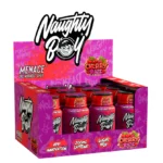 NaughtyBoy MENACE Pre-Workout Shot 12x60ml – energija, fokus i pump u praktičnoj bočici