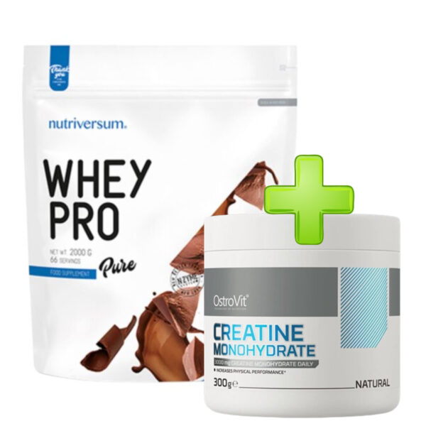 kreatin-creatin-whey-protein-surutka-misicna-masa-snaga-izdrzljivost-pansport-ogistra Whey Pro 2kg i Creatine OstroVit 300g Power Duo na akciji - suplementi za rast mišića, snagu i oporavak na FitLab.rs.