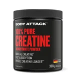 Body Attack 100% Pure Creatine Monohydrate Powder 300g - čist kreatin u prahu bez aditiva, za povećanje snage, energije i mišićne mase